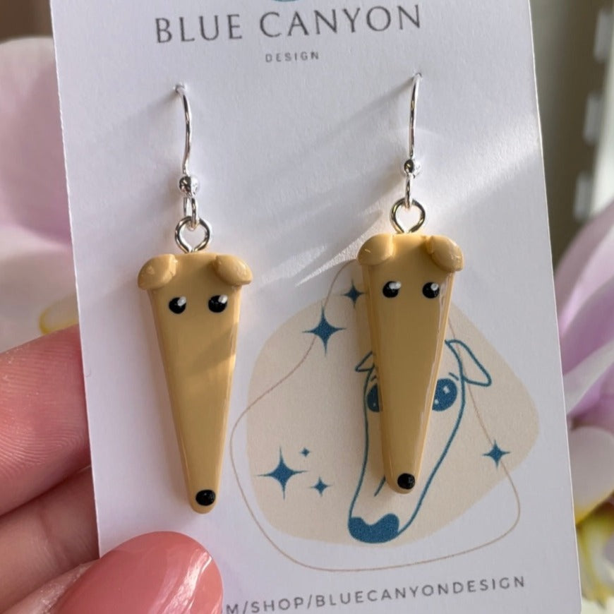 Borzoi Earrings