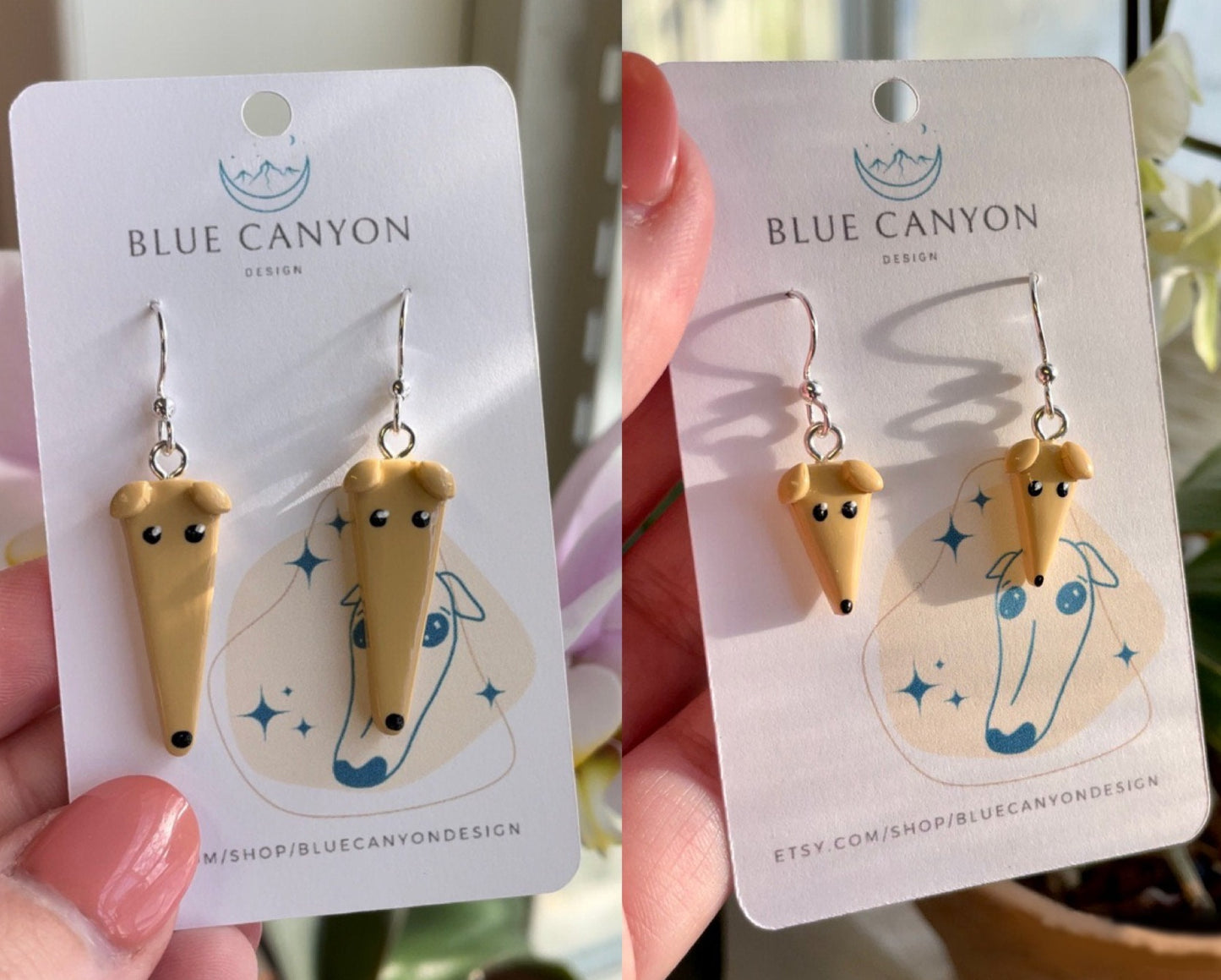 Borzoi Earrings