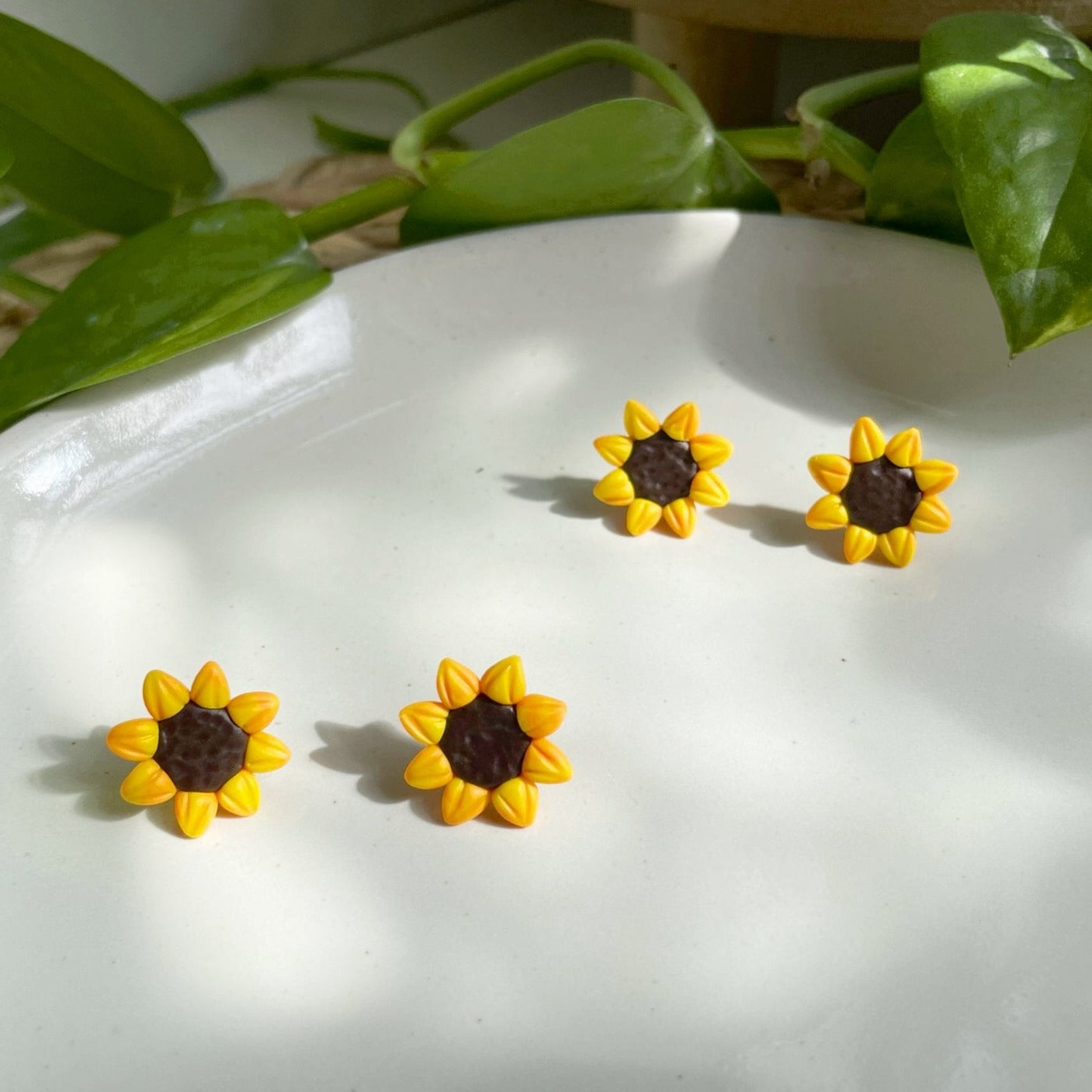 Sunflower Stud Earrings