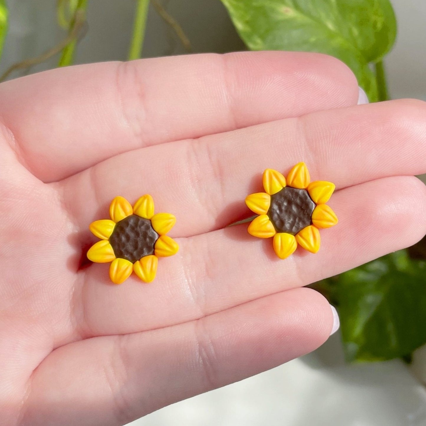 Sunflower Stud Earrings