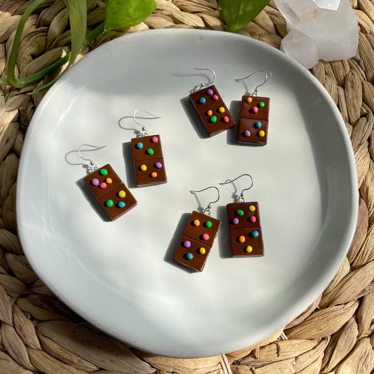 Cosmic Brownie Earrings